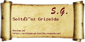 Soltész Grizelda névjegykártya